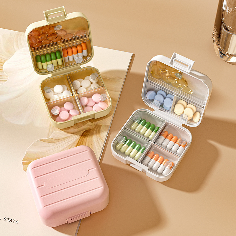 Tablets - Travel Portable Medicine Dispensing Box, Seven