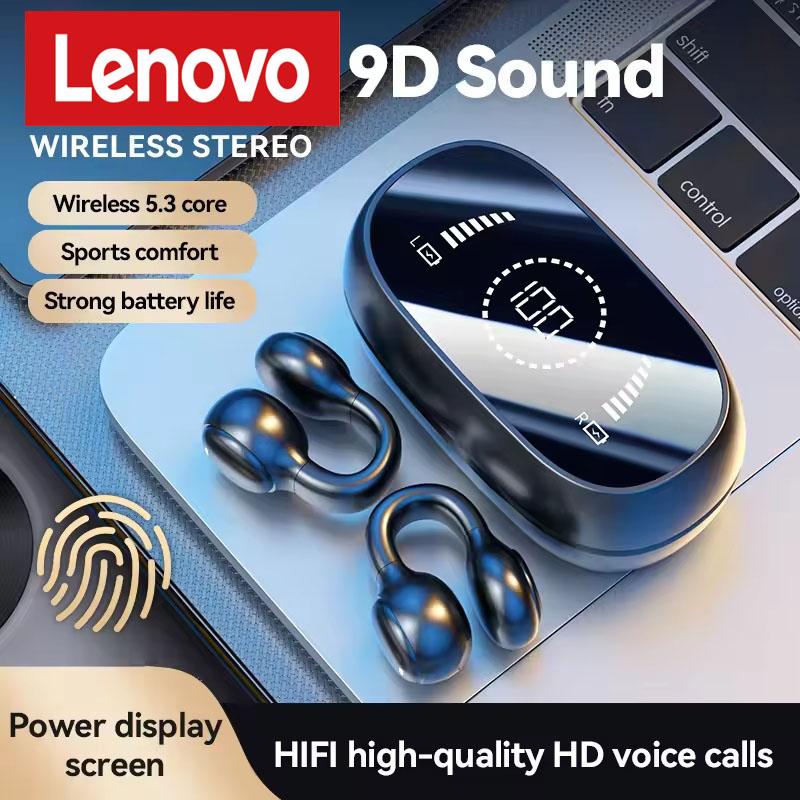 Bone Conduction Running Headphones - Lenove Original M47 Wireless Earbuds Bluetooth