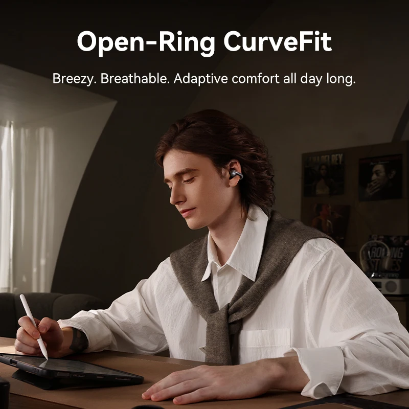 Baseus MC1 Pro Ear Clip Wirele - đánh giá và giá Open Ear Air Conduction Headphones