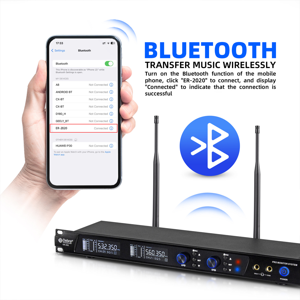 Debra UHF IEM ER-202 Wireless  - đánh giá và giá In Ear Monitors For Singers