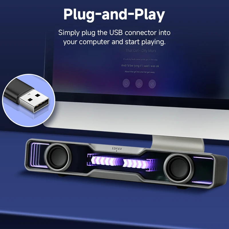 Edifier QS30 Computer Speakers - đánh giá và giá Rgb Computer Soundbar For Pc