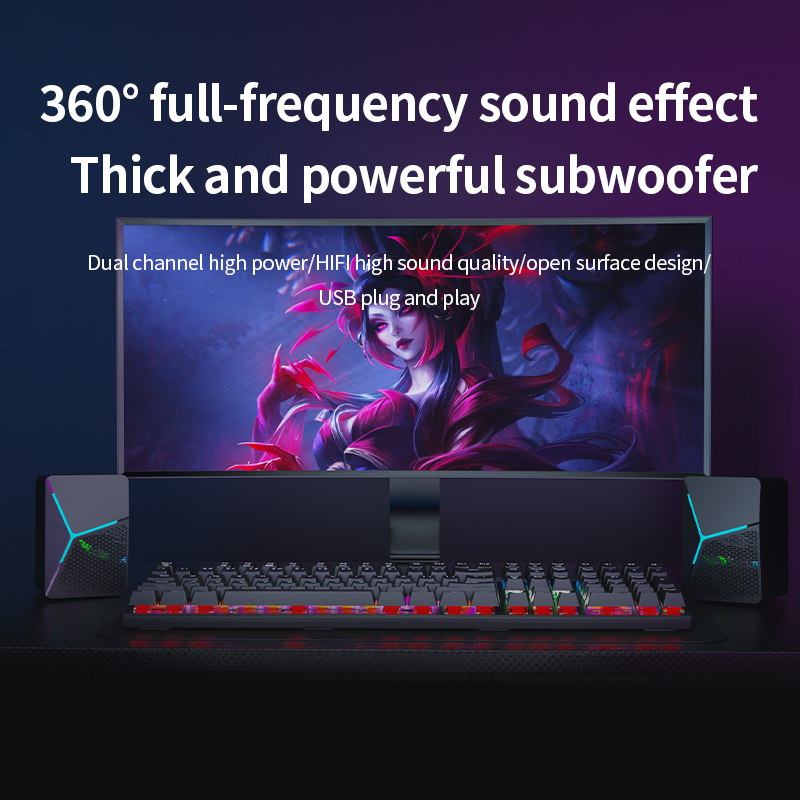 RGB Gaming Computer Speakers W - đánh giá và giá Rgb Computer Soundbar For Pc