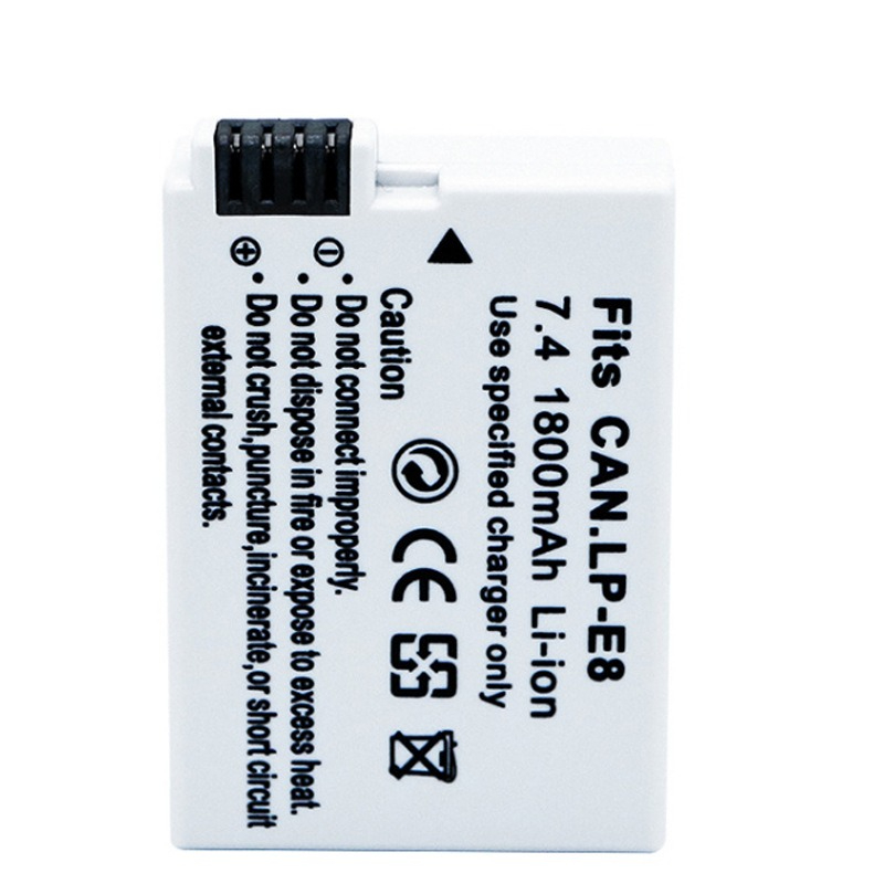 New LP-E8 Camera Battery for C - đánh giá và giá Drones