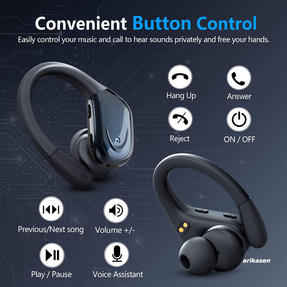 Wireless Earbuds Sport Bluetoo - đánh giá và giá Anc Wireless Over Ear Headphones