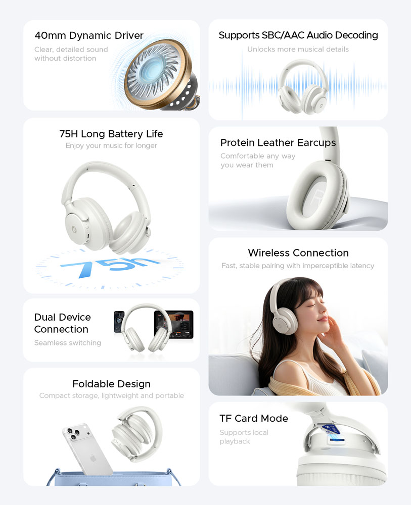 ORICO Wireless Over-Ear Blueto - đánh giá và giá Anc Wireless Over Ear Headphones