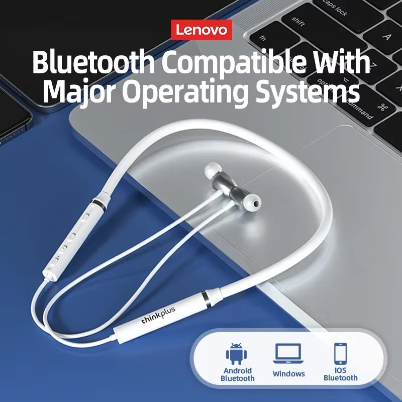 100% Origial Lenovo HE05X Blue - đánh giá và giá Magnetic Neckband Sports Earphones