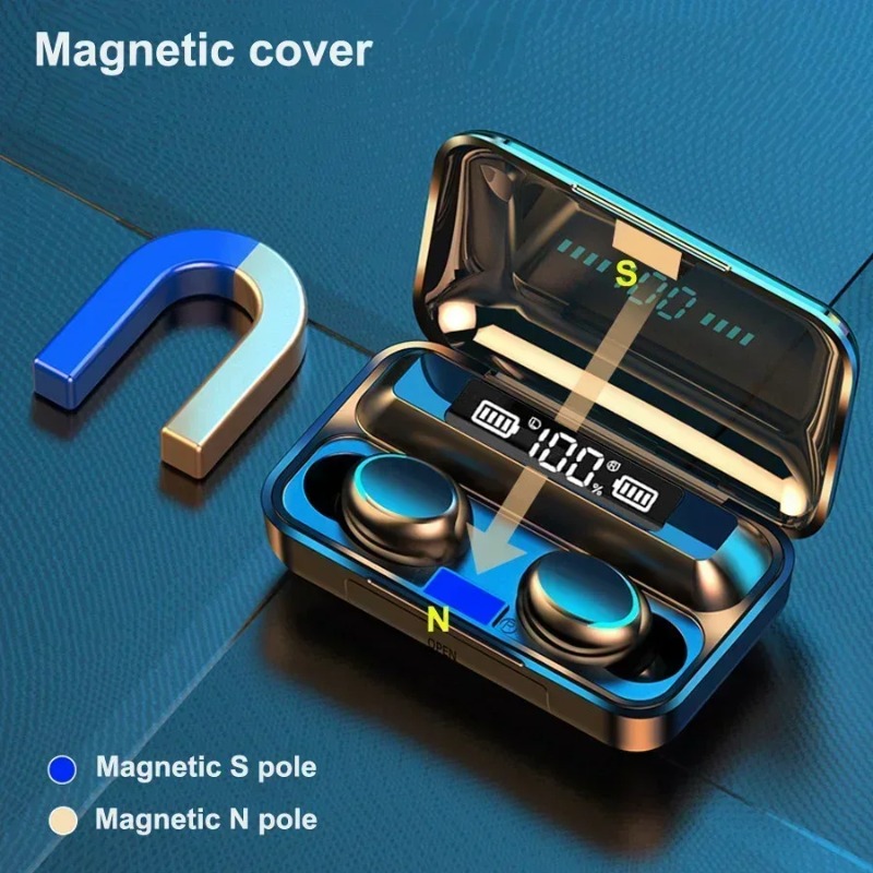 New F9 Bluetooth Headphones 9D - đánh giá và giá Tws Earbuds Bluetooth 5.3